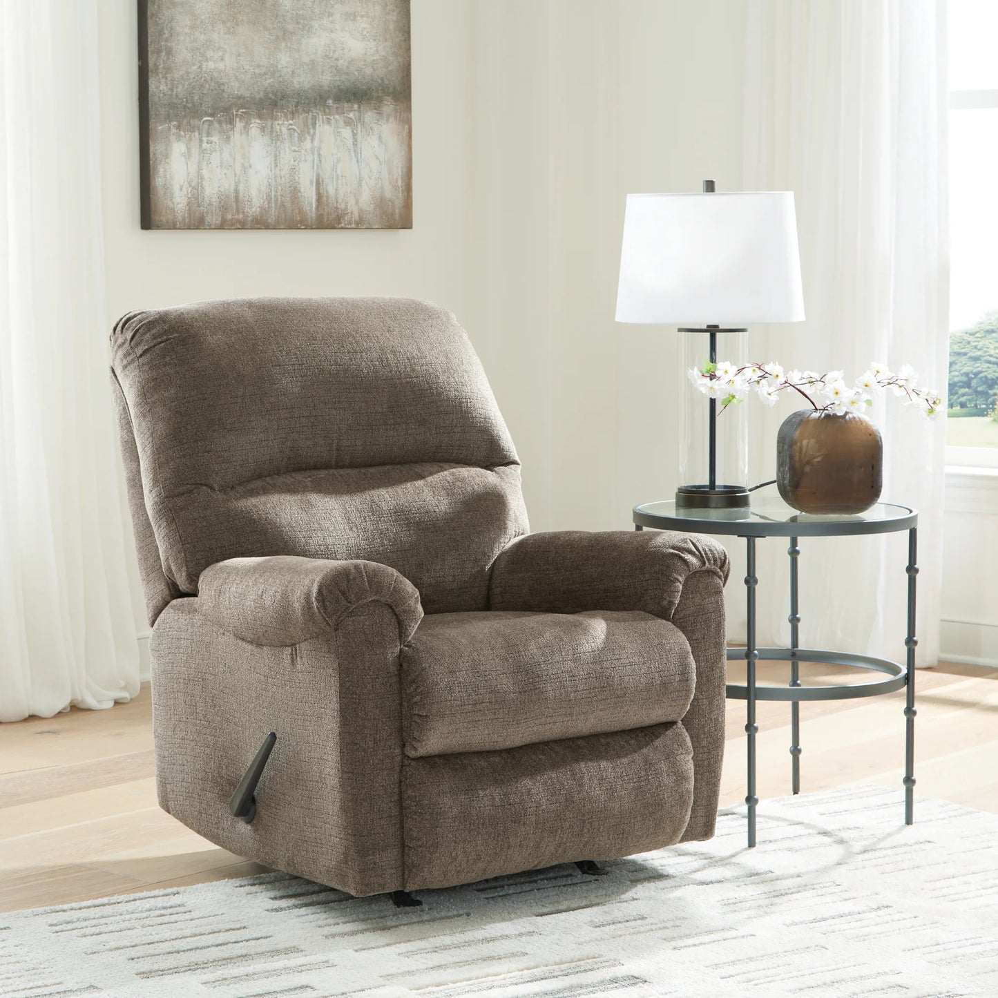 Stonemeade - 3 Pc. - Sofa, Loveseat, Rocker Recliner - Nutmeg