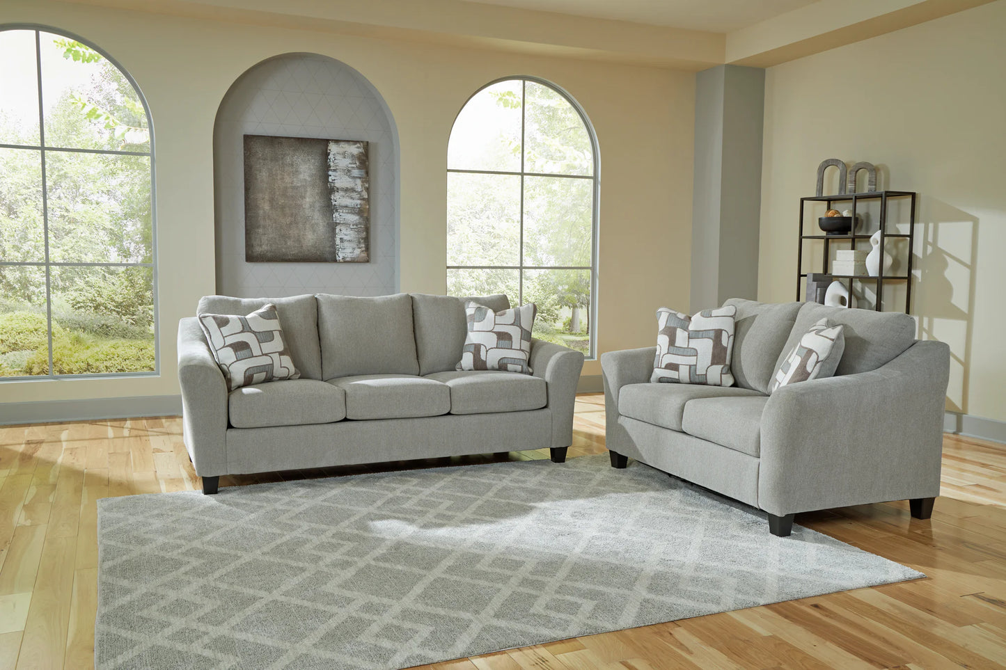 Willarae - Taupe - 2 Pc. - Sofa, Loveseat