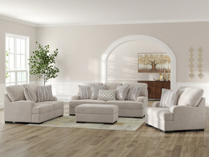 High Profile - Taupe - 4 Pc. - Sofa, Loveseat, Chair And A Half, Ottoman