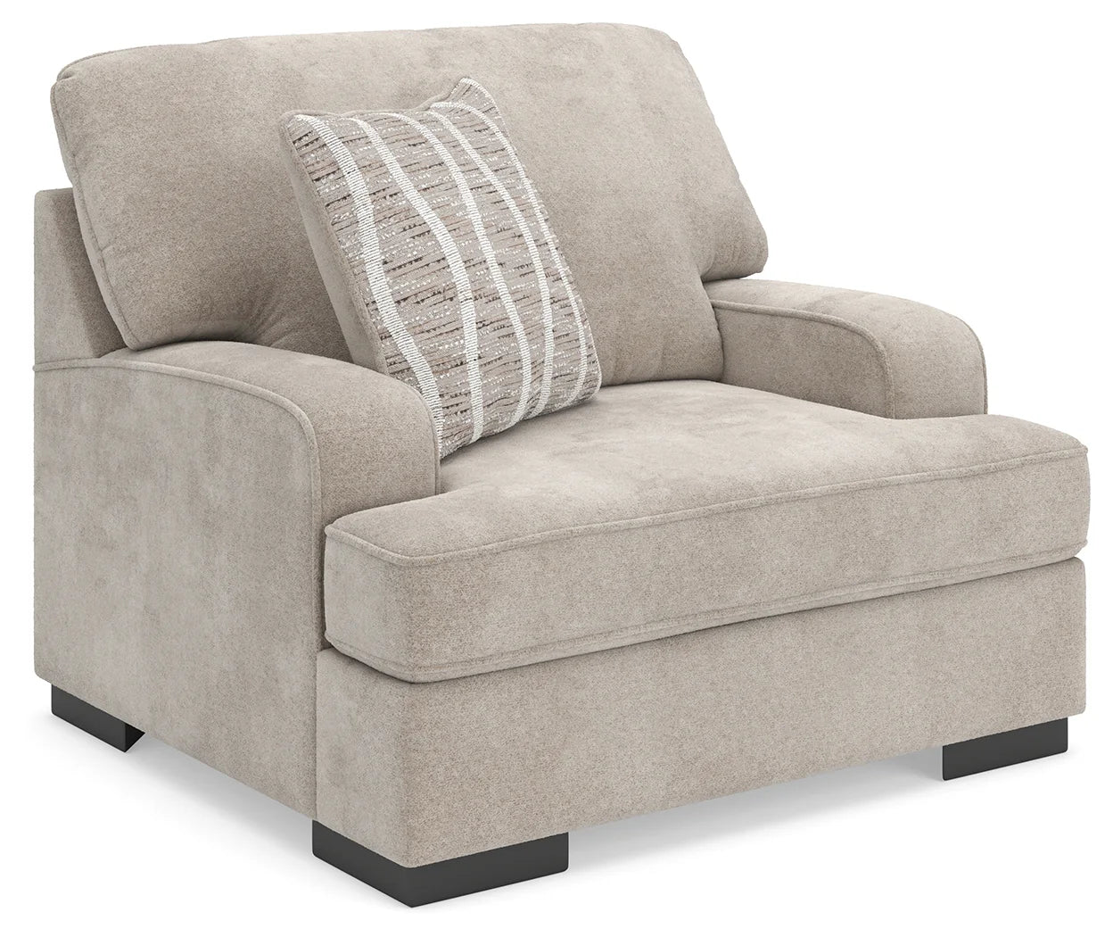 High Profile - Taupe - 4 Pc. - Sofa, Loveseat, Chair And A Half, Ottoman