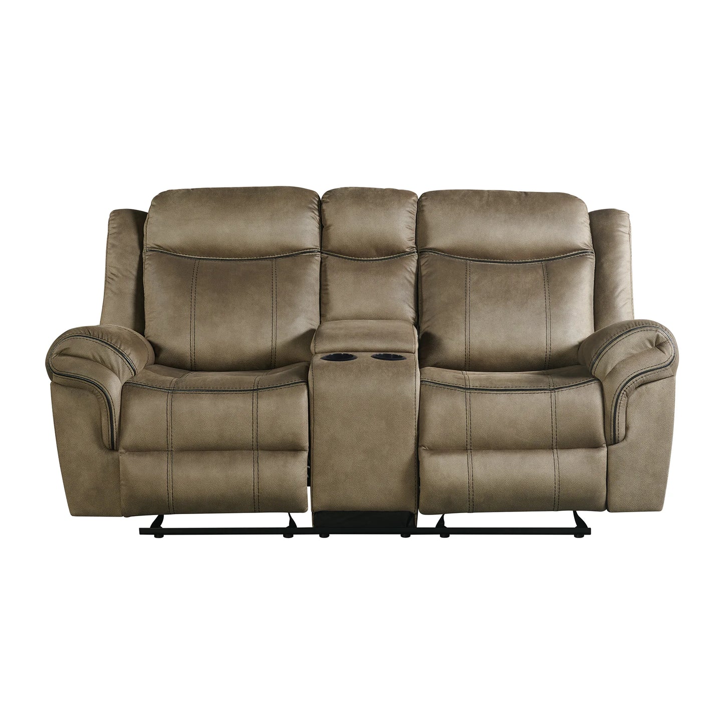 Sorrento - Motion Loveseat With Console - T101 Brown