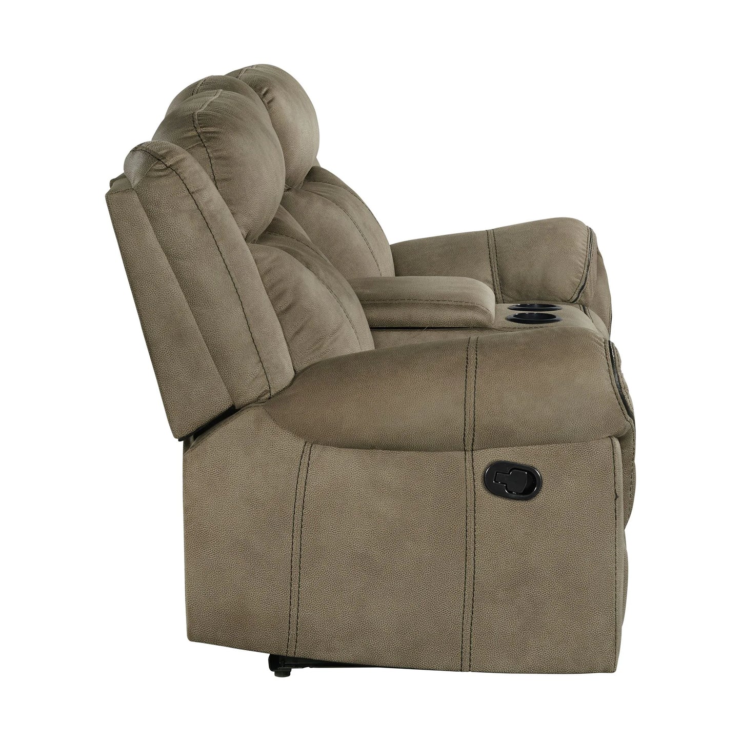 Sorrento - Motion Loveseat With Console - T101 Brown