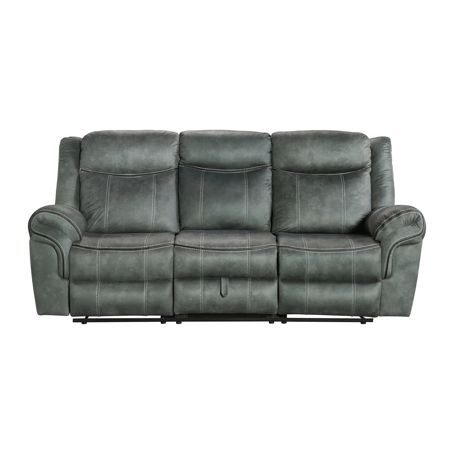Sorrento - Motion Sofa With Dropdown - Charcoal