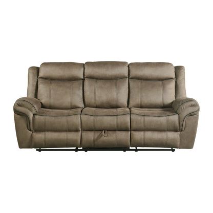 Sorrento - Motion Sofa With Dropdown - T101 Brown