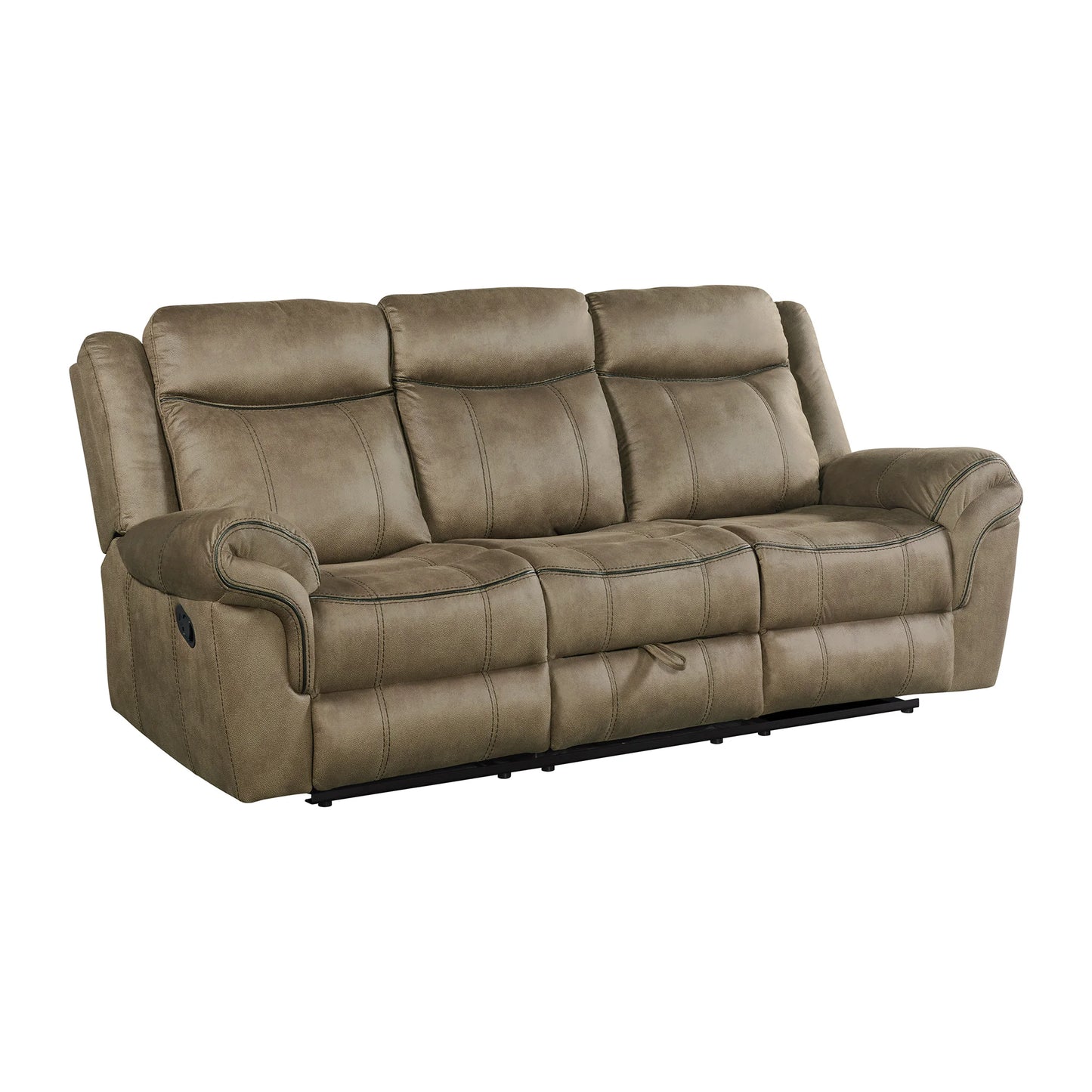 Sorrento - 3 Piece Living Room Set Sofa, Loveseat & Recliner - Brown