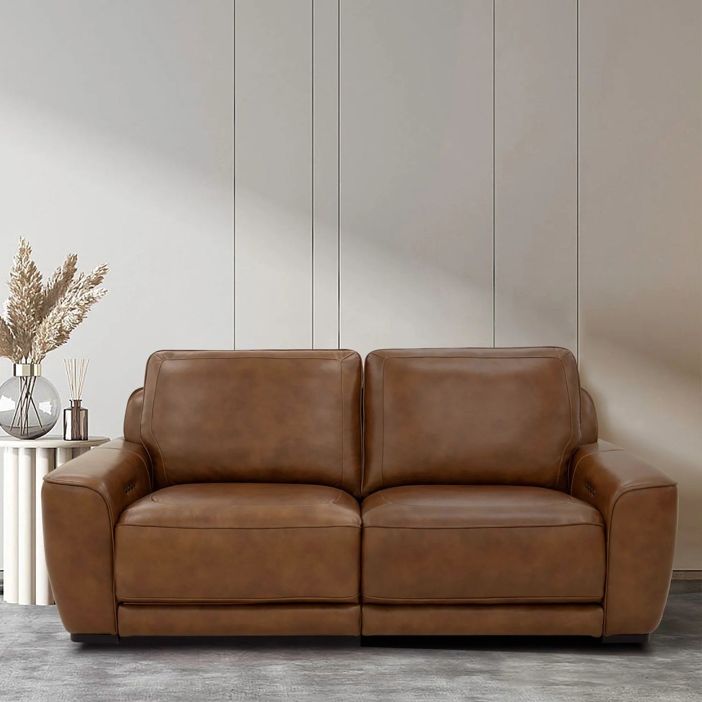 Blake - 2 Piece Loveseat - Brown