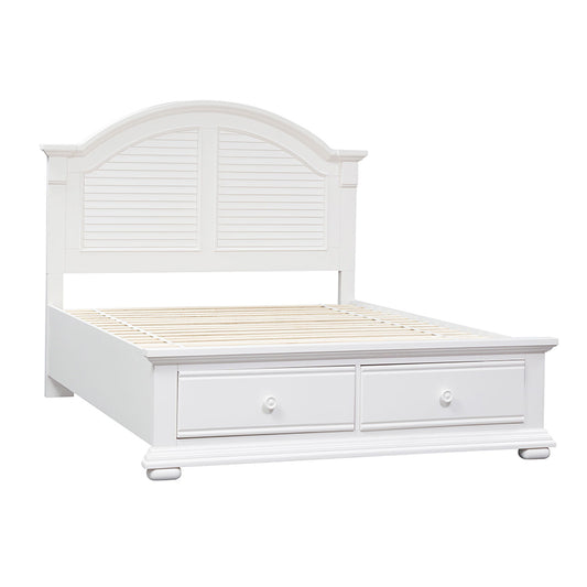 Summer House - King Storage Bed - White