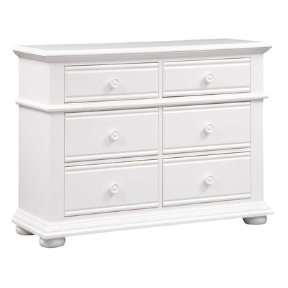 Summer House - 6 Drawer Dresser - White