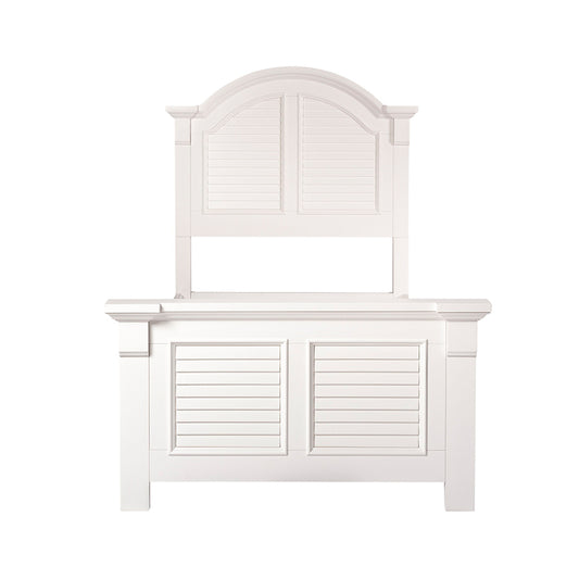 Summer House - Twin Panel Bed - White