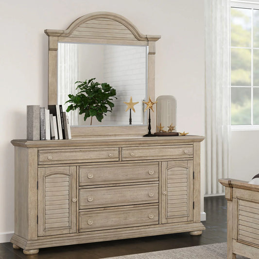 Summer House - Dresser & Mirror - Brown