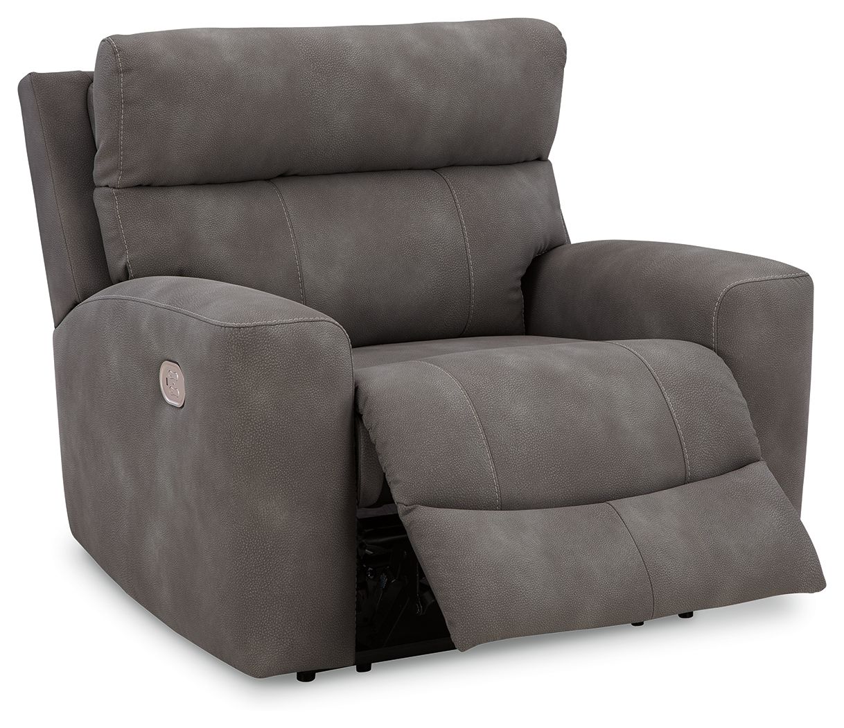 Next-gen Durapella - Slate - Power Recliner With Adj Headrest