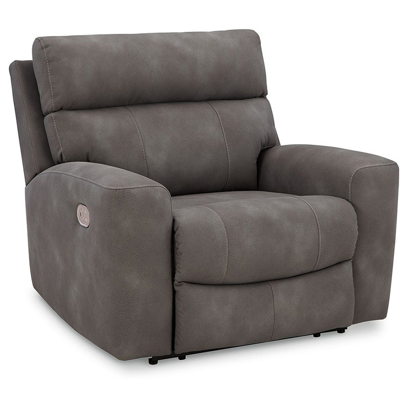 Next-gen Durapella - Slate - Power Recliner With Adj Headrest