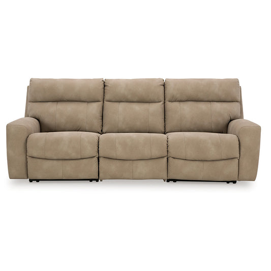 Next-gen Durapella - Sand - 3-Piece Power Reclining Sectional Sofa