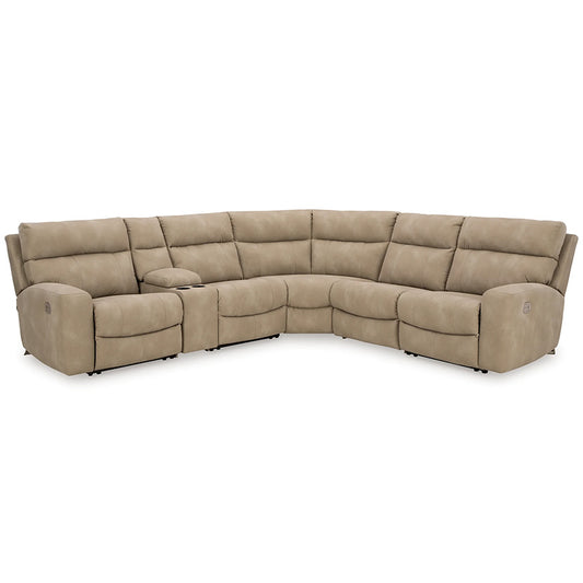 Next-gen Durapella - Sand - 6-Piece Power Reclining Sectional