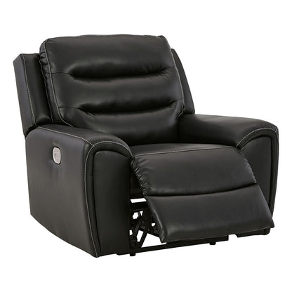 Warlin - Black - Pwr Recliner/Adj Headrest