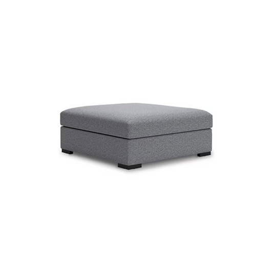 Bealton - Salt And Pepper - Oversized Accent Ottoman