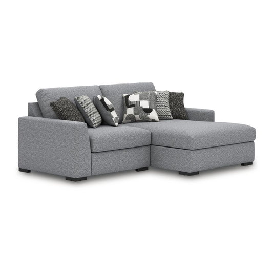 Bealton - Salt and Pepper - 2-Piece Sectional With RAF Corner Chaise