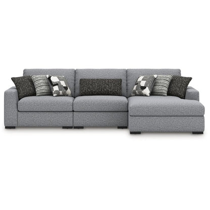Bealton - Salt and Pepper - 3-Piece Sectional With RAF Corner Chaise