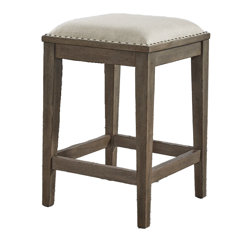 Americana Farmhouse - Upholstered Console Stool