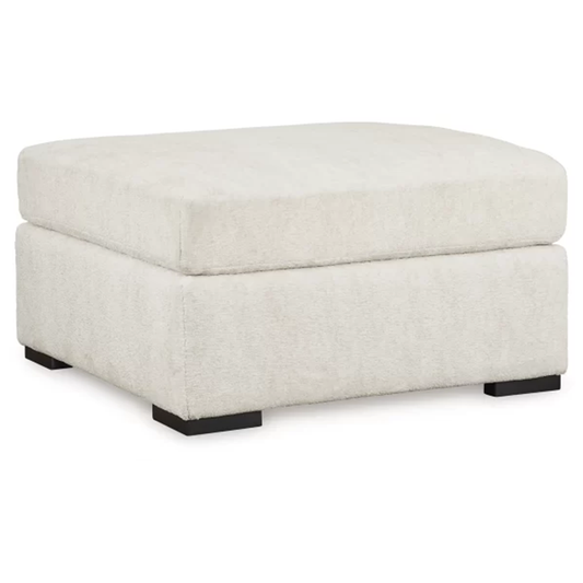 Chessington - Ivory - Oversized Accent Ottoman