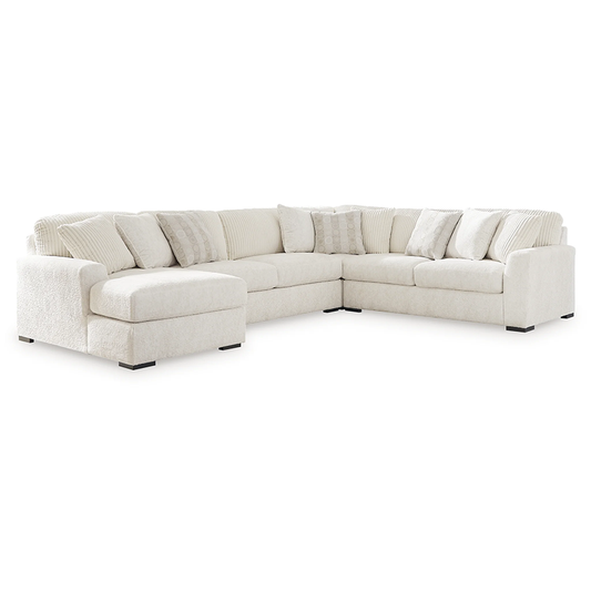 Chessington - Ivory - 4-Piece Sectional With Laf Corner Chaise