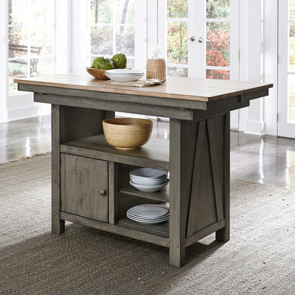 Lindsey Farm - Kitchen Island Top - Dark Gray