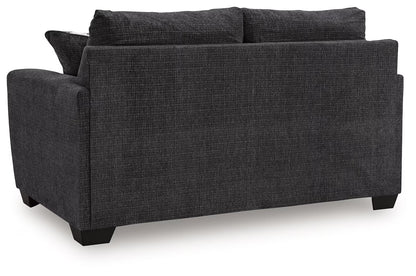 Loreo - Loveseat - Ebony