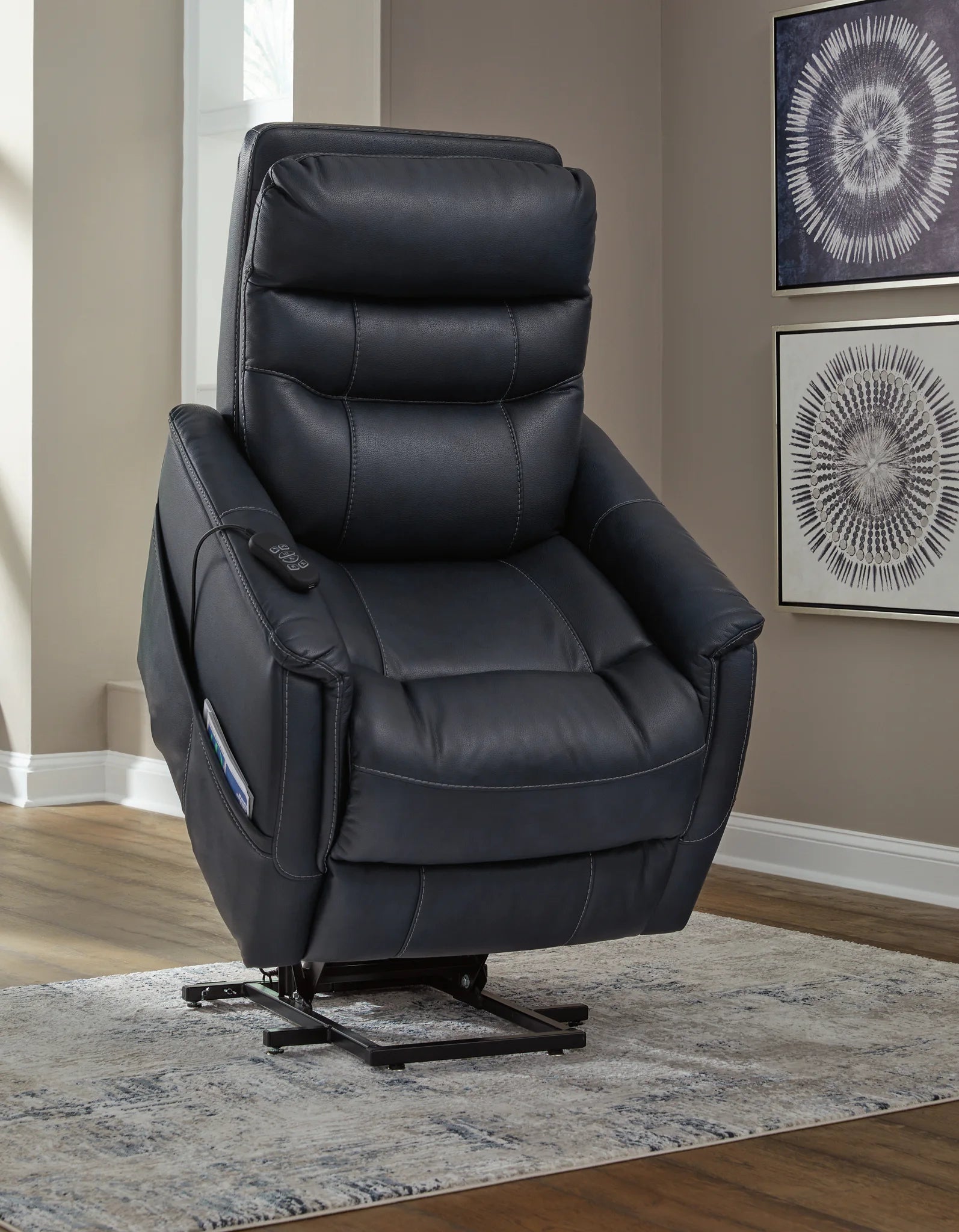 Strawbill - Sapphire - Power Lift Recliner