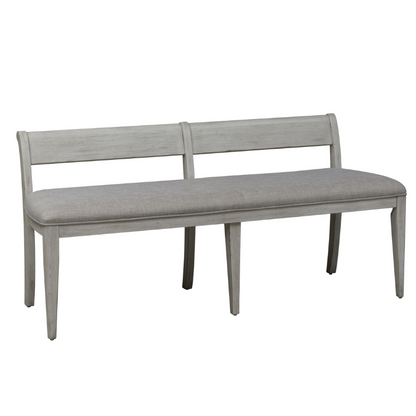 Farmhouse Reimagined - Upholstered Bench - White