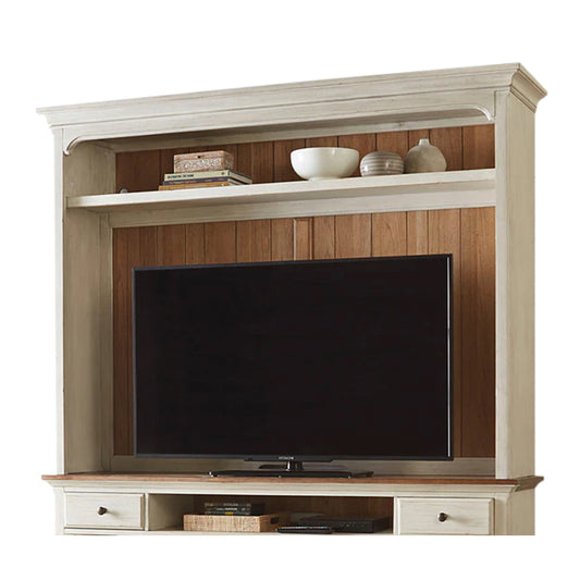 Farmhouse Reimagined - Entertainment Hutch - White