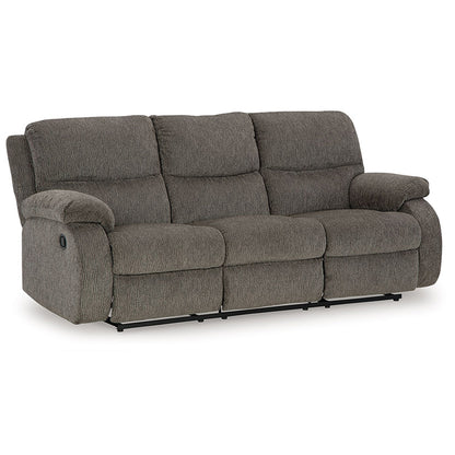 First Base - Gunmetal - Reclining Sofa