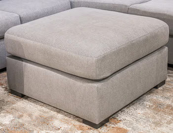Lakepoint - Oversized Accent Ottoman - Nickel