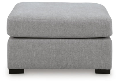 Lakepoint - Oversized Accent Ottoman - Nickel