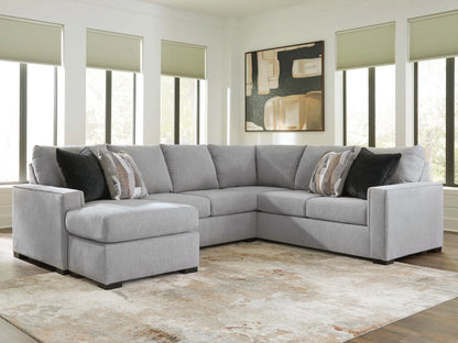 Lakepoint - 2-Piece Sectional With LAF Sofa Chaise - Nickel