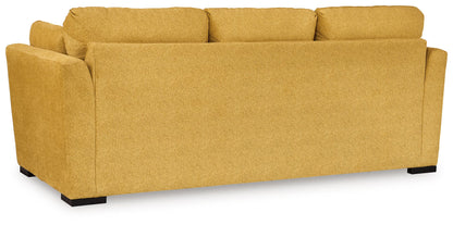 Keerwick - 4 Pc. - Sofa, Loveseat, Chair And A Half, Ottoman - Sunflower