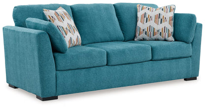 Keerwick - 2 Pc. - Sofa, Loveseat - Teal