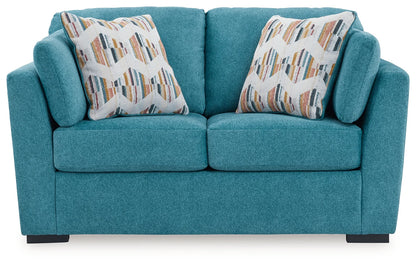 Keerwick - Teal - Loveseat-2