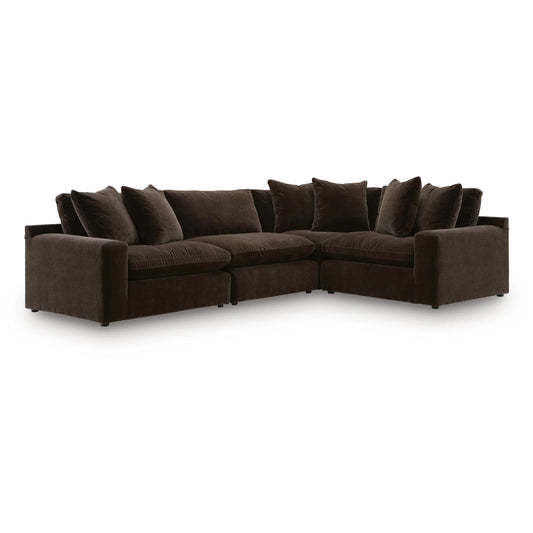 Maxton Heights - 4-Piece Sectional - Bittersweet