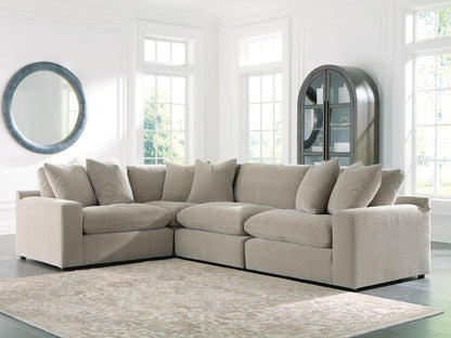 Maxton Heights - 4-Piece Sectional - Pebble