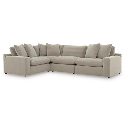 Maxton Heights - 4-Piece Sectional - Pebble