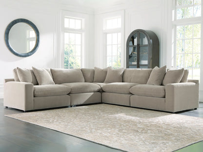 Maxton Heights - 5-Piece Sectional - Pebble