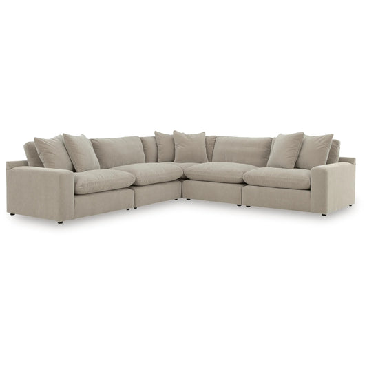 Maxton Heights - 5-Piece Sectional - Pebble