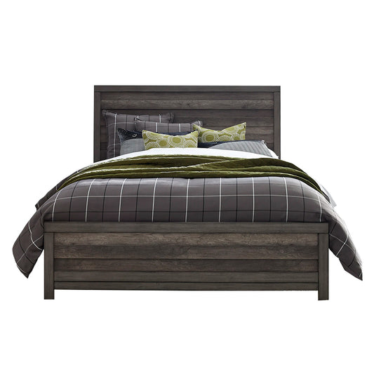 Tanners Creek - California King Panel Bed - Dark Gray