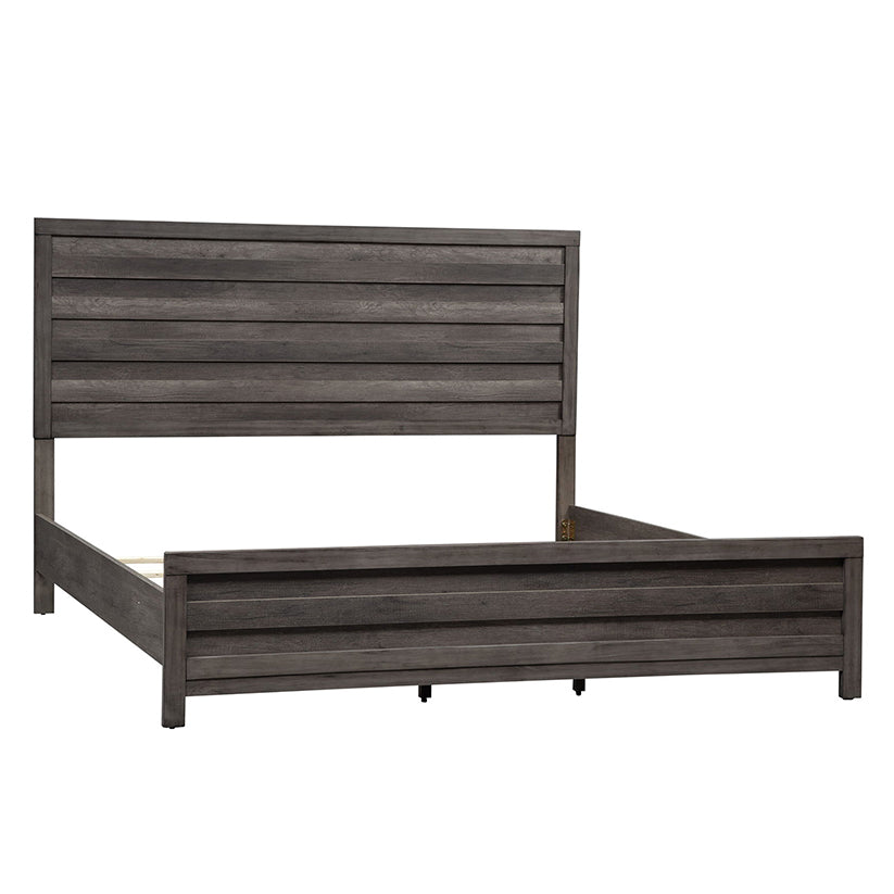 Tanners Creek - King Panel Bed - Dark Gray