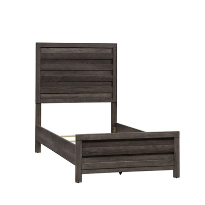 Tanners Creek - Twin Panel Bed - Dark Gray