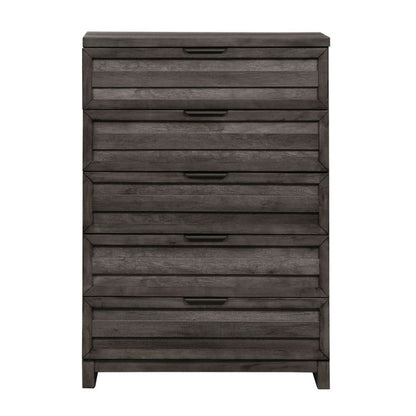 Tanners Creek - 5 Drawer Chest - Dark Gray