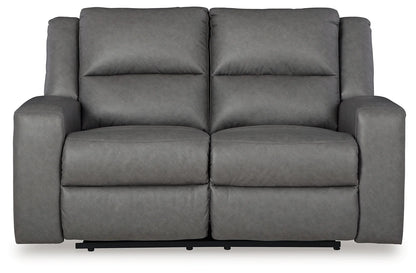 Brixworth - Slate - Reclining Loveseat