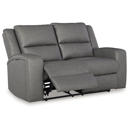 Brixworth - Slate - Reclining Loveseat