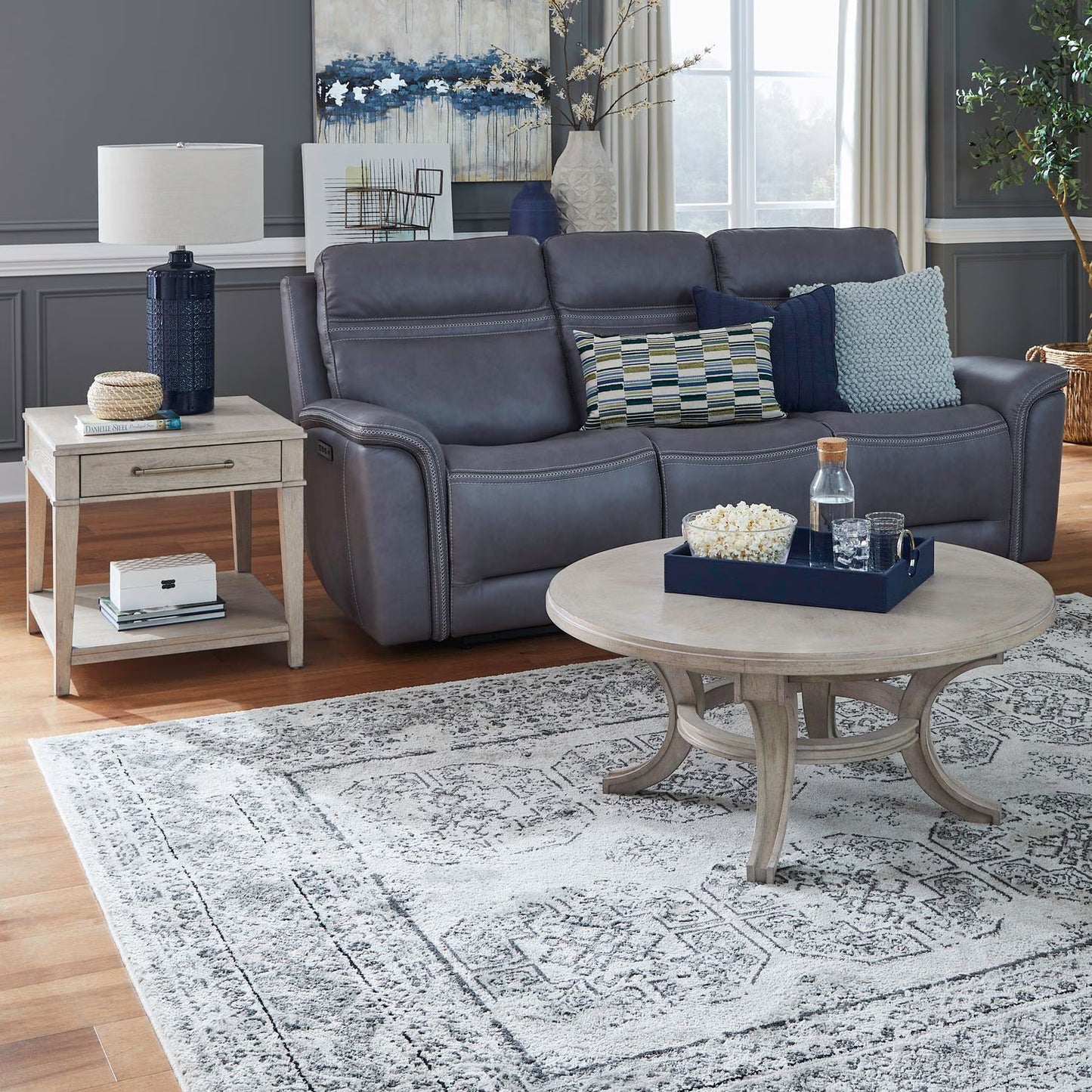 New Haven - Optional 3 Piece Table Set - Sanctuary White