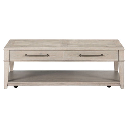 New Haven - Rectangular Cocktail Table - Sanctuary White